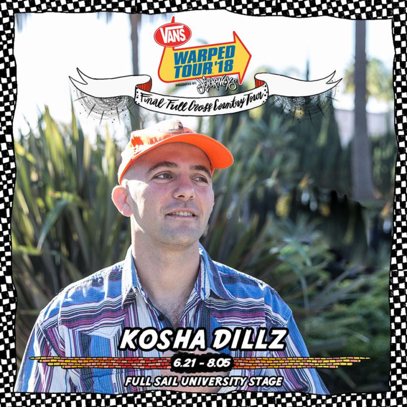 Kosha Dillz at Warped Tour Ventura 2018 Bionic Buzz