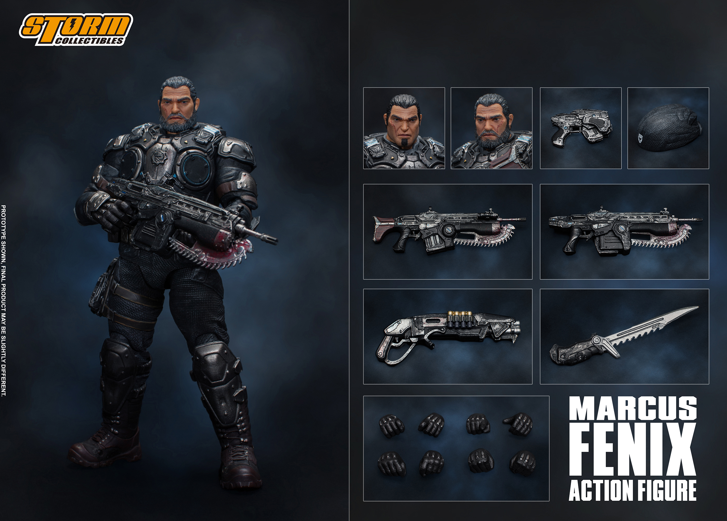New Gears of War Action Figures By Storm Collectibles Bionic Buzz